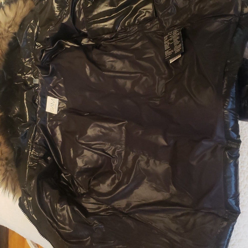 SAM. "Blake" Down Puffer Jacket with Real Fox Fur Hood || NWOT || Size Medium - Picture 15 of 15